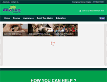 Tablet Screenshot of prayas-india.org